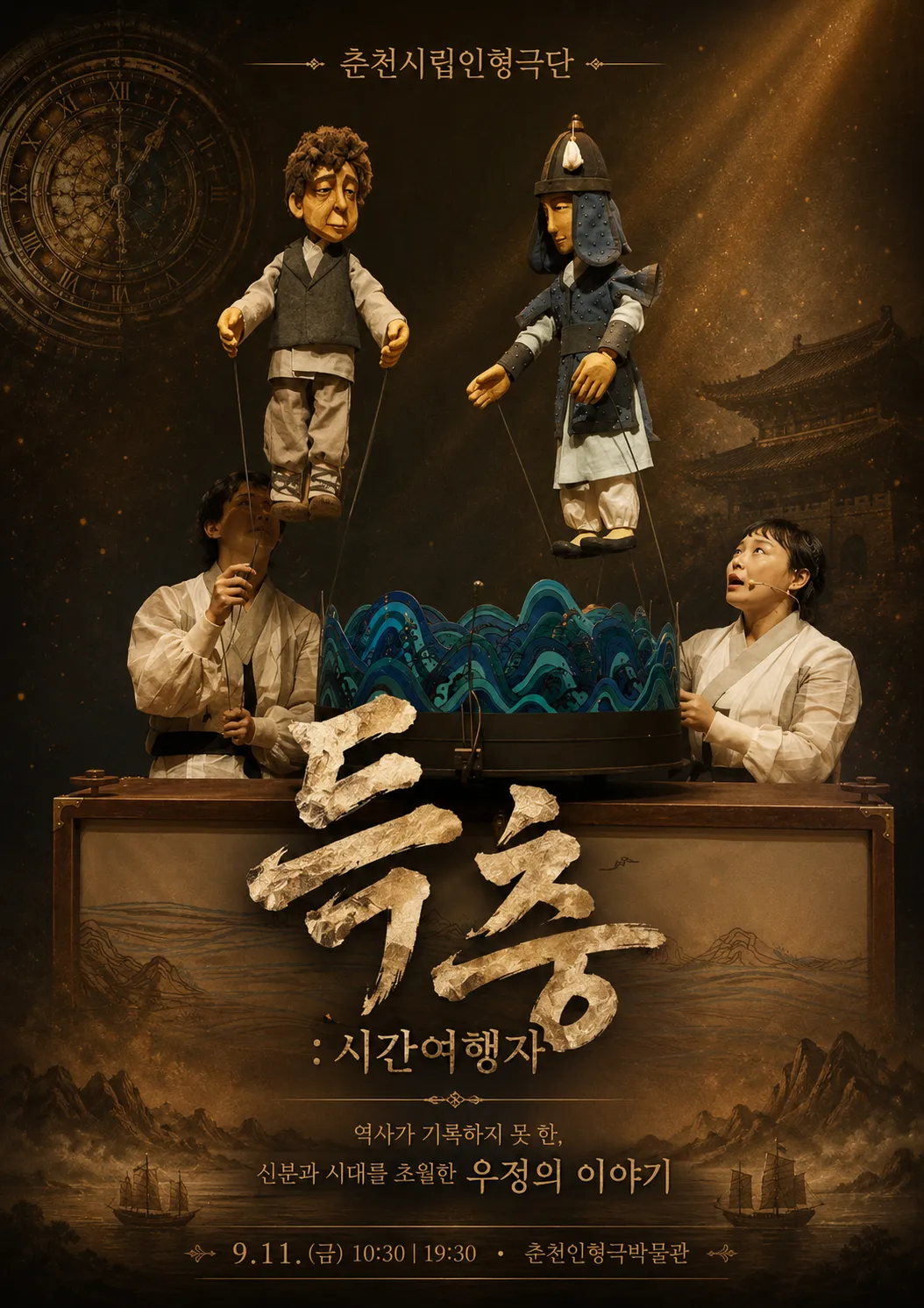 제38회 춘천인형극제, 득충: 시간여행자 (춘천인형극장) 공식 포스터