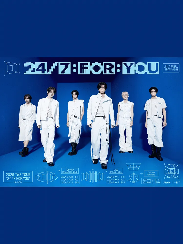TWS TOUR, 24/7: FOR: YOU [일본] (K-Arena Yokohama(K-아레나 요코하마) [일본]) 공식 포스터
