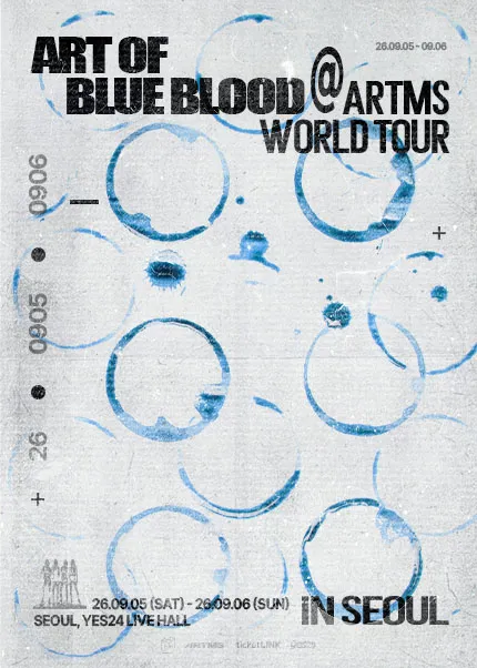 ARTMS World Tour: Art of BLUE BLOOD [서울] (예스24 라이브홀 (구. 악스코리아)) 공식 포스터