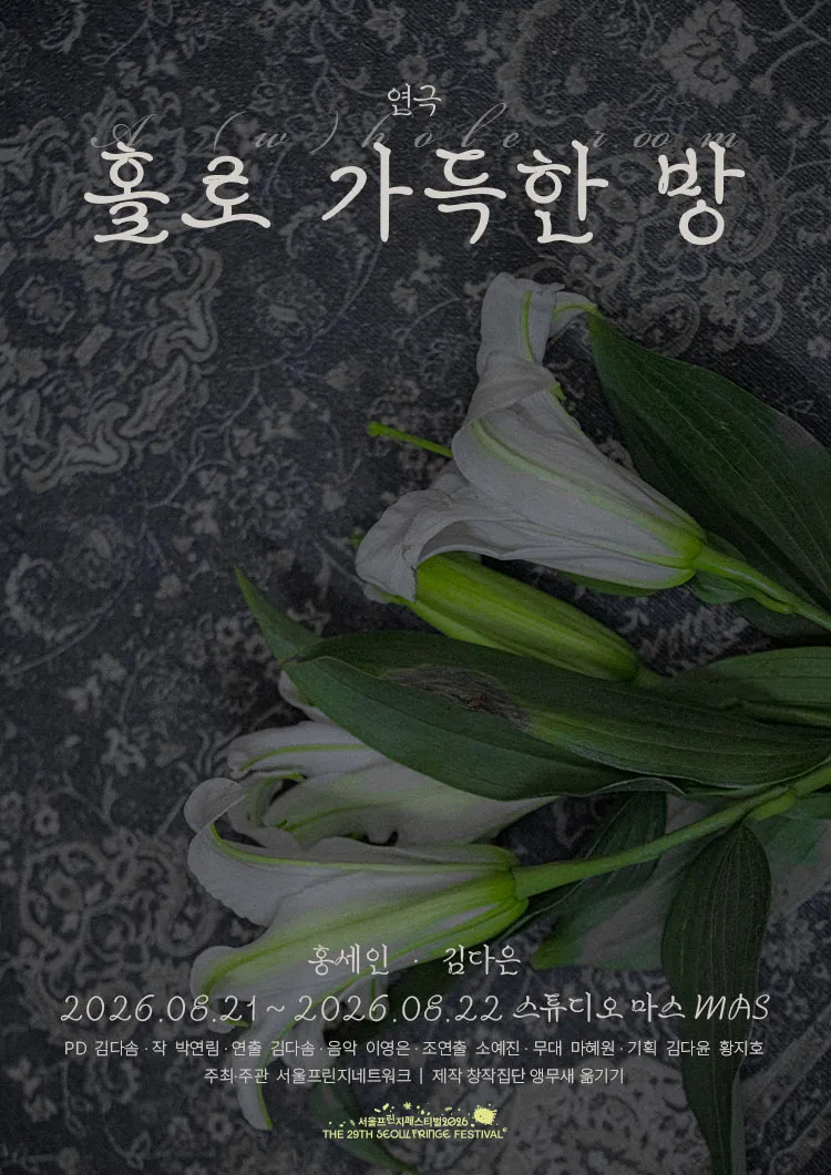 제29회 서울프린지페스티벌, 홀로 가득한 방: A (w) hole room (스튜디오 마스 MAS) 공식 포스터