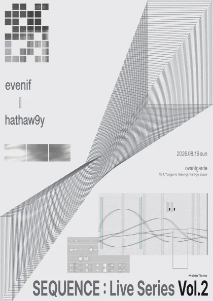 SEQUENCE: Live Series Vol.2, evenif X hathaw9y (오방가르드) 공식 포스터
