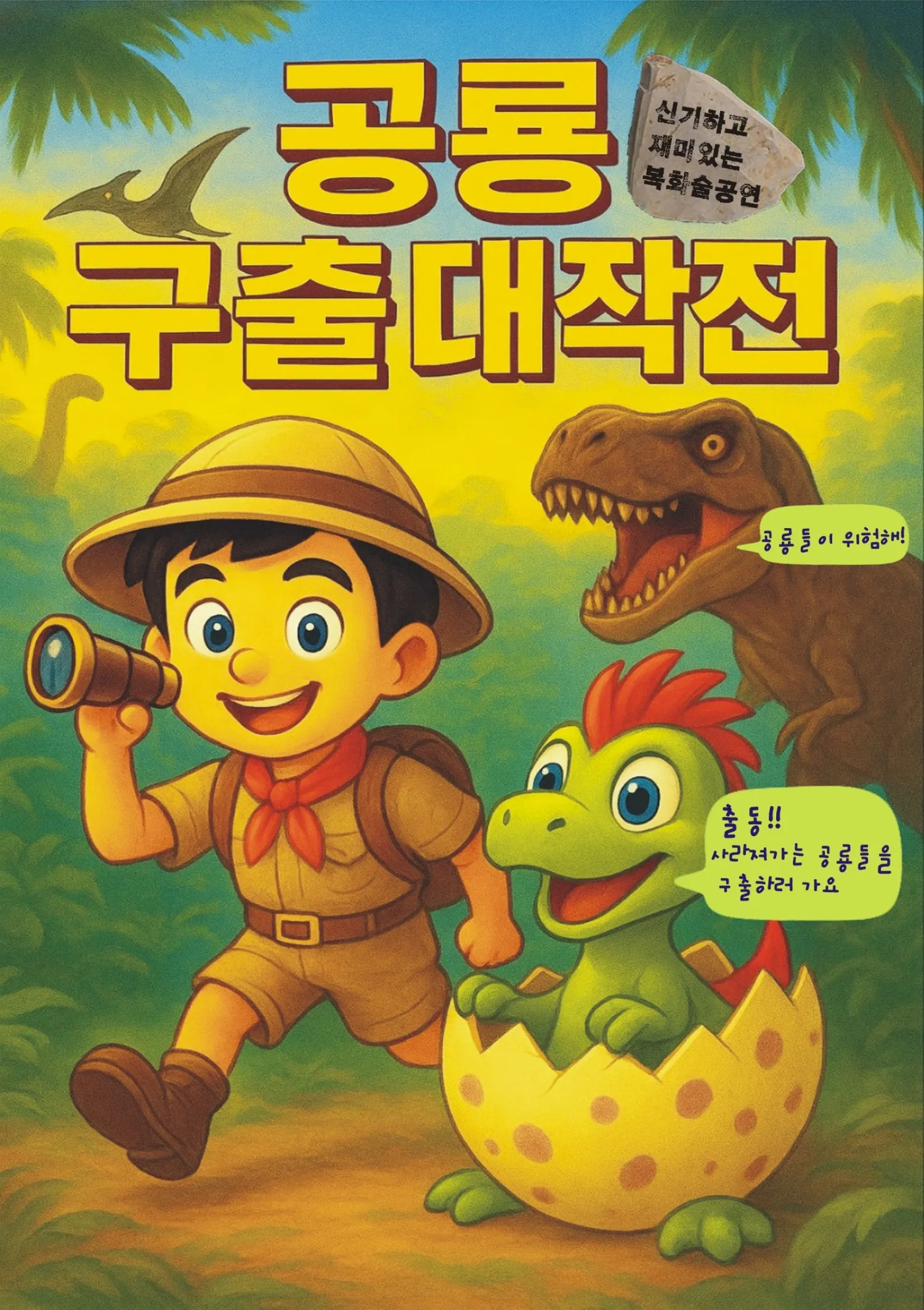 공룡 구출대작전 [의정부] (우리소극장 [의정부]) 공식 포스터