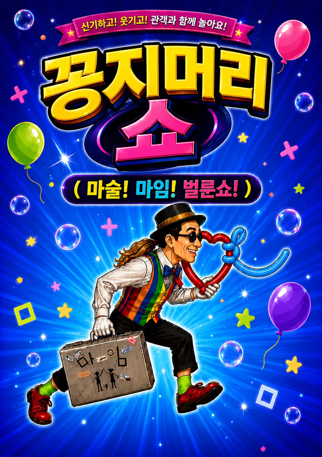 꽁지머리 쇼 [제주] (제주특별자치도 설문대여성문화센터) 공식 포스터