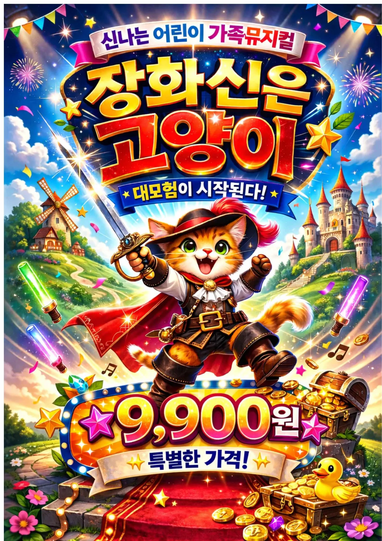 장화신은 고양이 [양주] (경기섬유종합지원센터) 공식 포스터