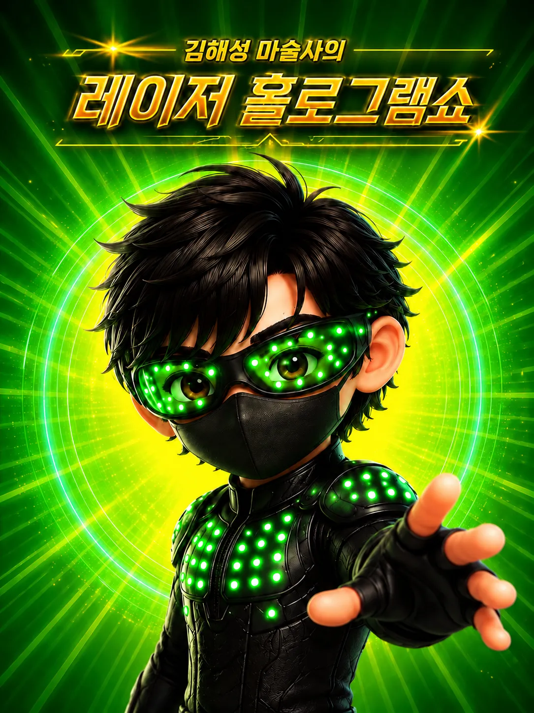 레이져 홀로그램쇼: 사이버 매직쇼 [인천] (아띠홀) 공식 포스터
