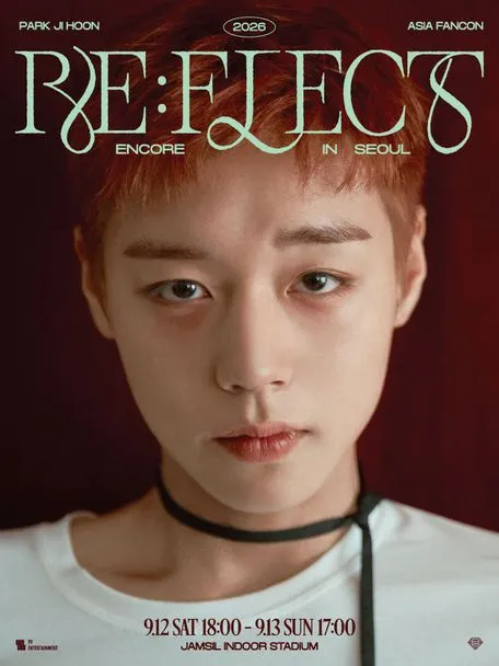 PARK JI HOON ASIA FANCON, RE: FLECT [서울 (앵콜) ] (잠실종합운동장) 공식 포스터