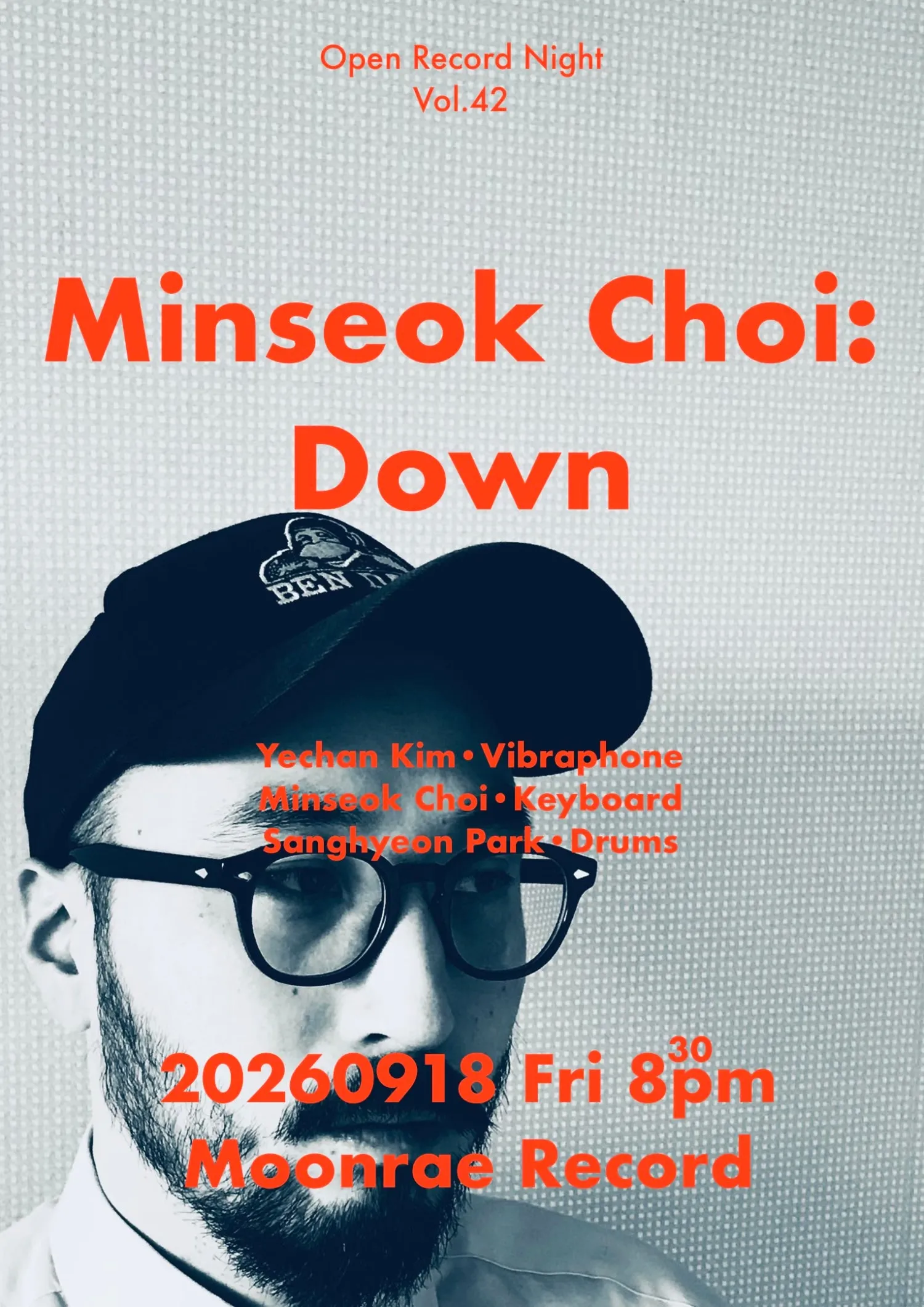Open Record Night Vol.42, 최민석: Down (문래레코드) 공식 포스터