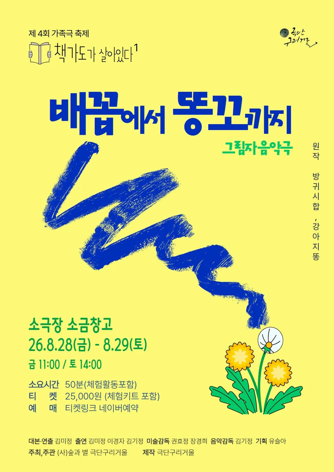 배꼽에서 똥꼬까지 [대구] (소극장 소금창고) 공식 포스터