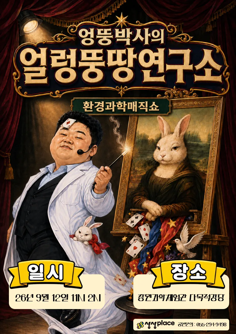 엉뚱 박사의 얼렁뚱땅 연구소 [창원] (창원과학체험관) 공식 포스터