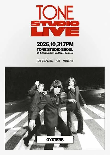 TONE STUDIO LIVE, OYSTERS 포스터