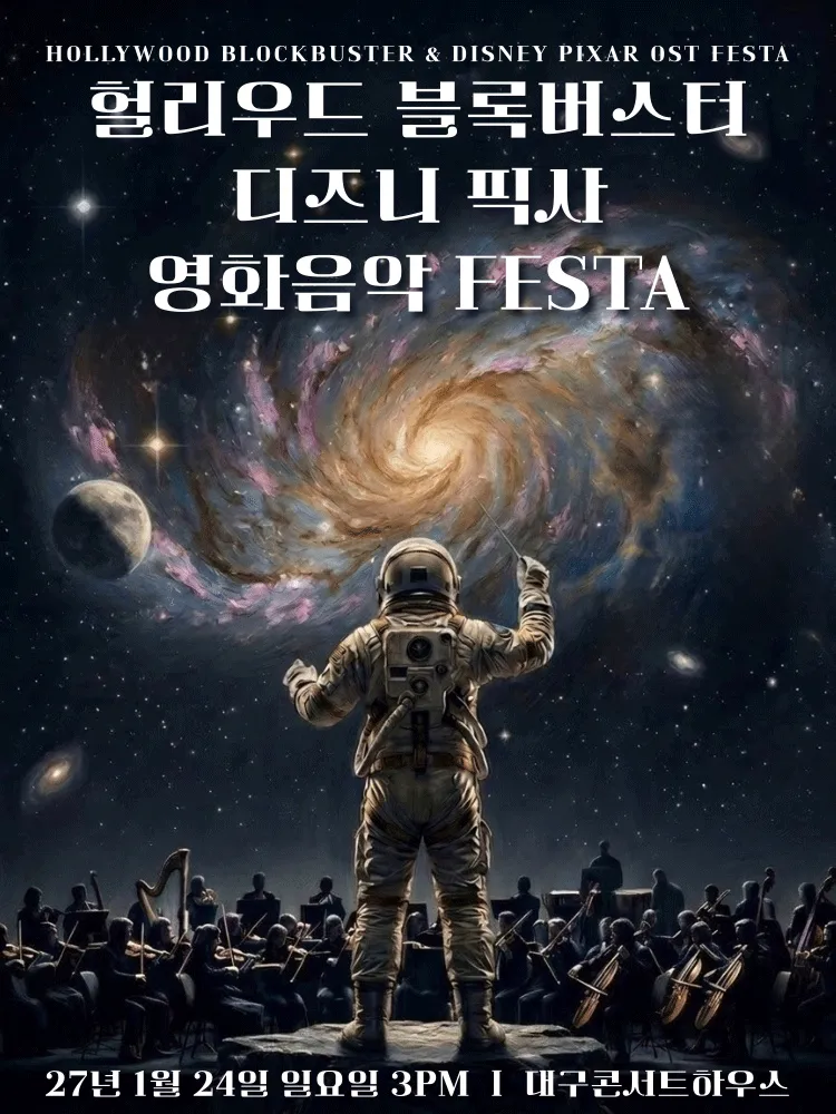 헐리우드 블록버스터 & 디즈니 픽사 영화음악 FESTA [대구] 포스터