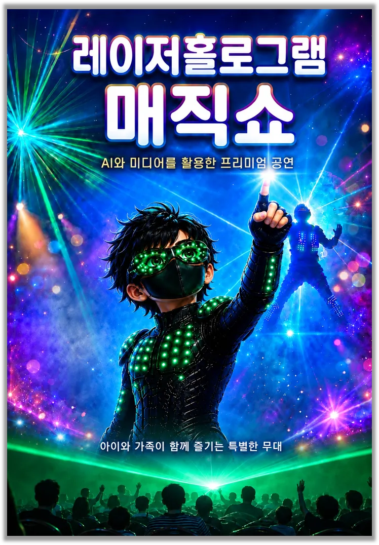 레이저홀로그램 매직쇼 [화성] 포스터