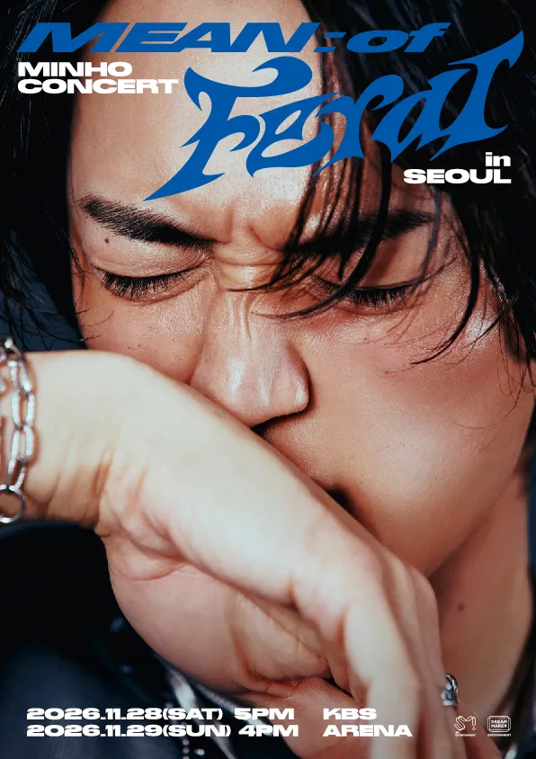 MINHO CONCERT: MEAN: of feral [서울] (KBS스포츠월드(아레나)) 공식 포스터