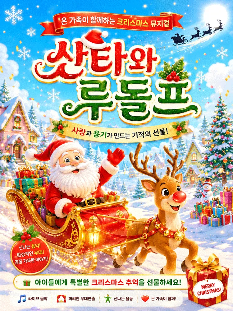 산타와 루돌프 [서울 구로] (구로구민회관) 공식 포스터
