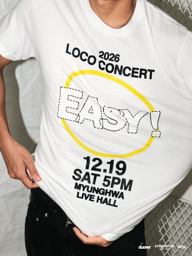 LOCO CONCERT: EASY! (명화라이브홀) 공식 포스터