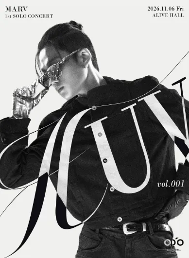 MARV 1st SOLO CONCERT: HUV vol.001 (얼라이브홀(구. 크랙홀)) 공식 포스터
