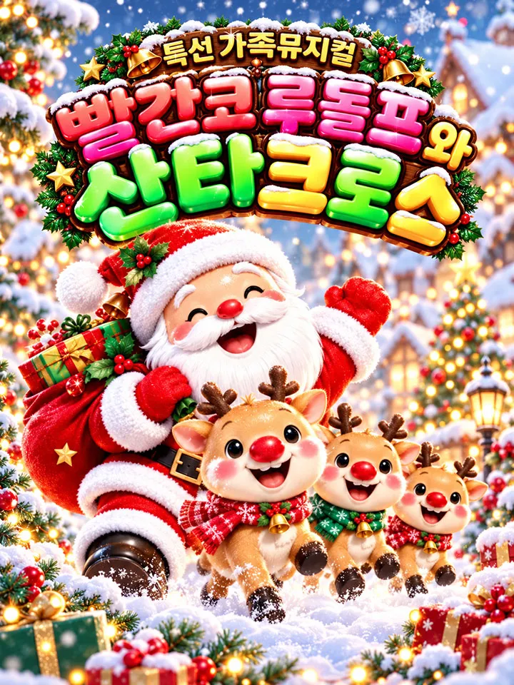 빨간코 루돌프와 산타클로스 [춘천] (한림대학교 일송아트홀) 공식 포스터